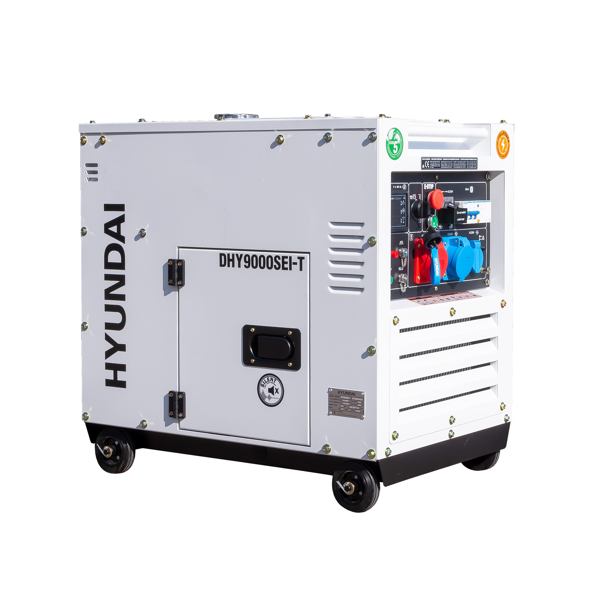 Generator de curent inverter trifazat cu motor diesel Hyundai DHY9000SEi-T, 6.5kw 1 Generator de curent inverter trifazat cu motor diesel Hyundai DHY9000SEi-T, 6.5kw