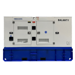 Generator de curent trifazat cu motor diesel Balanty by Hyundai HBD220S, 176 kW
