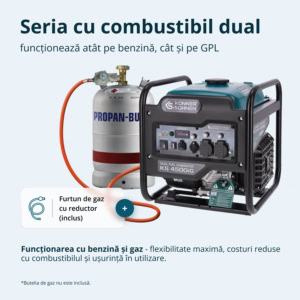 Generator de curent benzina Konner & Sohnen KS 4500iG monofazat invertor 5,5 kW 17 Generator de curent benzina Konner & Sohnen KS 4500iG monofazat invertor 5,5 kW | Travandi.ro