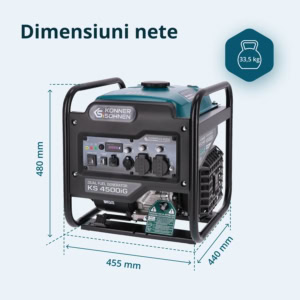 Generator de curent benzina Konner & Sohnen KS 4500iG monofazat invertor 5,5 kW 22 Generator de curent benzina Konner & Sohnen KS 4500iG monofazat invertor 5,5 kW | Travandi.ro