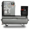 Compresor electric cu surub ELGI EN5-7bar debit 0.74mc/min, uscator si rez.270L inclus, 5.5kW/400V