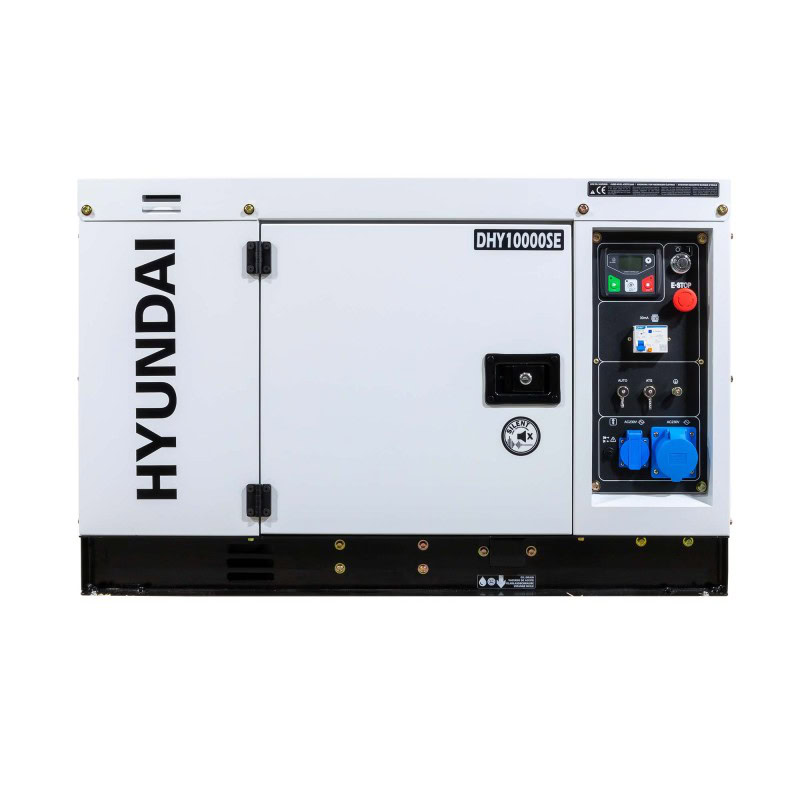 Generator de curent monofazat cu motor diesel Hyundai DHY-10000SE, 8.5kw 2 Generator de curent monofazat cu motor diesel Hyundai DHY-10000SE, 8.5kw - Image 2