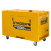 Generator profesional Stager YDE15000TA-TA3, 11.5 kW, DualPower 230-400V, insonorizat, diesel, 3000rpm, pornire electrica
