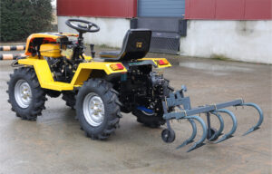 Progarden Cultivator cu 5 brăzdare, 100cm pentru minitractoarele Campo T12/18