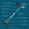 Trimmer fără fir KS GT-20V