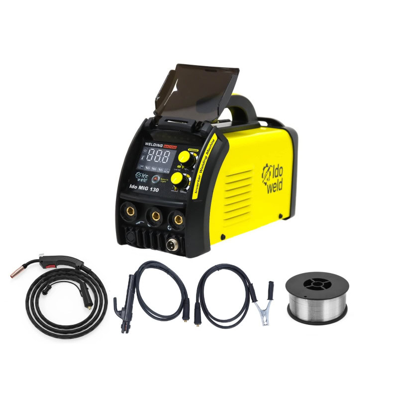 Aparat De Sudura Ido Weld Mig 130 Tip Mig-mag + Rola De Sarma Flux 1kg 1 Aparat De Sudura Ido Weld Mig 130 Tip Mig-mag + Rola De Sarma Flux 1kg