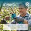 Foarfecă de grădină fără fir KS CPS20V-40
