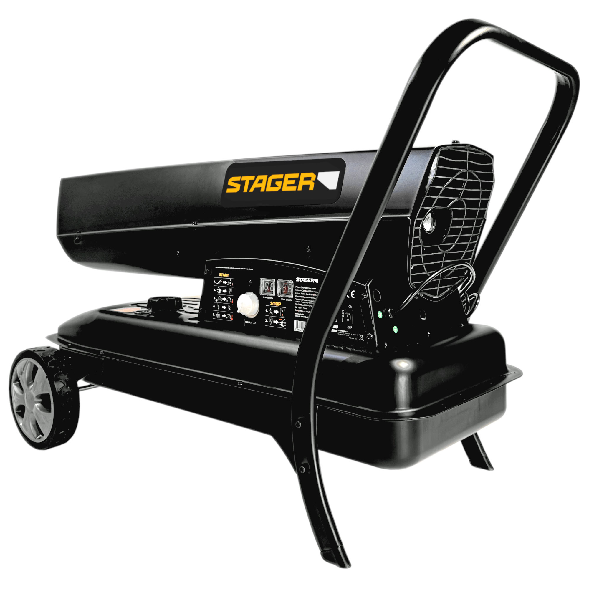Stager PLUS-K180 Tun de aer cald, ardere directa, 51kW, motorina, 230V, 1060mc 1 Stager PLUS-K180 Tun de aer cald, ardere directa, 51kW, motorina, 230V, 1060mc