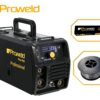 Pachet ProWELD Flux 932 Invertor sudare Flux, MMA + E71T-GS sarma sudura flux 0.8mm, rola 1kg/D100 + E6013 electrozi rutilici 2.5mm, 1kg