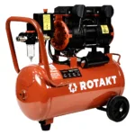 Compresor Aer Cu 2 Cilindrii Fara ulei Rotakt ROCP-S24 Putere 1.5CP/1.1kW, Presiune 8 bar, Debit 160l/min, Capacitate 24l