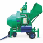 Betoniera cu automatizare BIR 1250ECV, motor 400V, 9 kW, 1250 l, 24 m³/h, contor apa, vibrator bena