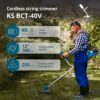 Pachet promoțional pentru îngrijirea gazonului KS 43LM-BCT40V-SET