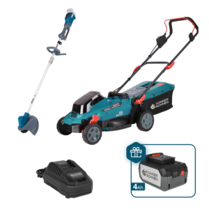 Pachet promoțional pentru îngrijirea gazonului KS 33LM-BCT20V-SET