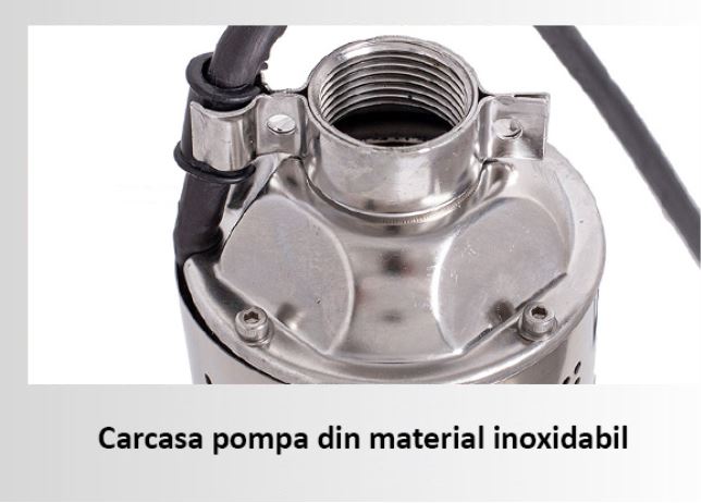 Pompa submersibila periferica Wasserkonig HS1100-5.6, diametru 4", inox, putere 1100 W, debit 2796 l/h, inaltime refulare 56 m 11 Pompa submersibila periferica Wasserkonig HS1100-5.6, diametru 4", inox, putere 1100 W, debit 2796 l/h, inaltime refulare 56 m | Travandi.ro