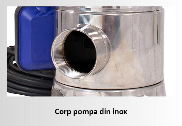Pompa submersibila WASSERKONIG PSI10 850 W 300 l/min refulare 10 m inox | Travandi.ro