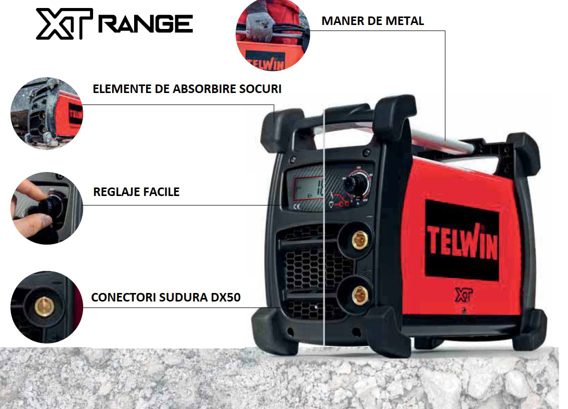 Invertor sudura MMA Telwin TECHNOLOGY186MPGEXT_ACX, 160 A, electrozi 1.6-4 mm, valiza aluminiu 11 Invertor sudura MMA Telwin TECHNOLOGY186MPGEXT_ACX, 160 A, electrozi 1.6-4 mm, valiza aluminiu | Travandi.ro