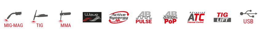 Aparat sudura MIG-MAG/ MMA/TIG Telwin TECHNOMIG241WAVE , 220 A, sarma otel 0.6-1 mm, electrozi 1.6-4 mm, cu accesorii