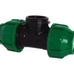 ADAPTOR compresiune Conducta-PE 40x40x1", teu  10bar  PP 03120080