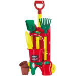 Set unelte gradinarit jucarie AL-KO din plastic, cu roti