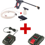 Curatator cu presiune pe baterii AL-KO PW 2040 EasyFlex 18V cu baterie si incarcator incluse