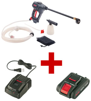 Curatator cu presiune pe baterii AL-KO PW 2040 EasyFlex 18V cu baterie si incarcator incluse