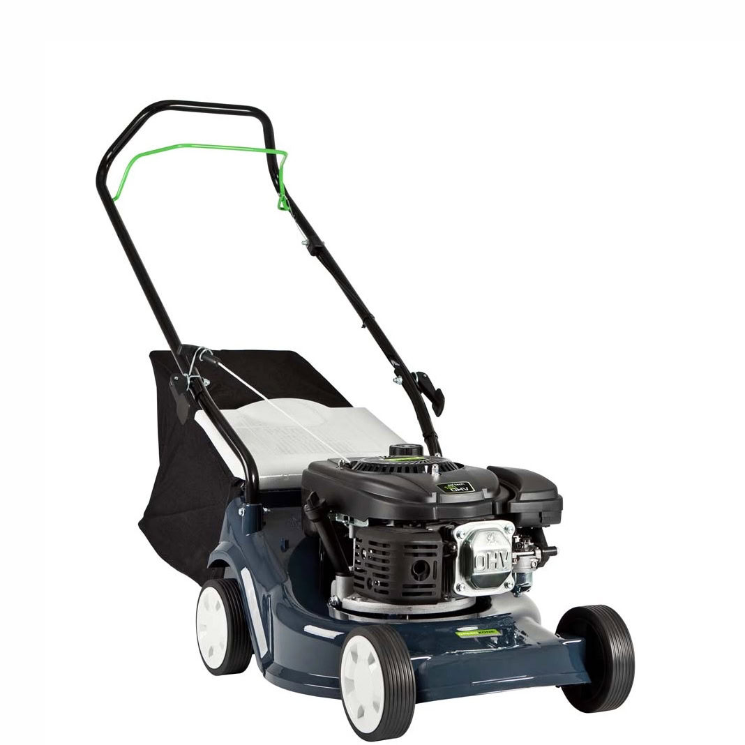 Masina de tuns gazon GREENZONE PM 4018 P EASY Benzina 2.5 CP 40 cm carcasa polipropilena cos 55 l 1 Masina de tuns gazon GREENZONE PM 4018 P EASY Benzina 2.5 CP 40 cm carcasa polipropilena cos 55 l
