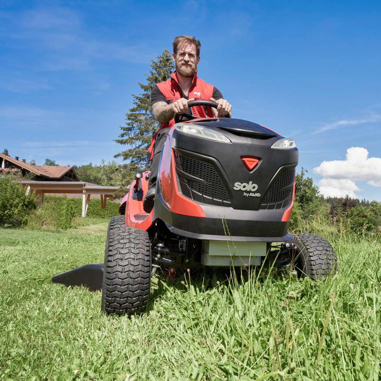 Tractoras tuns gazon, lățime de tăiere 110cm, transmisie hidrostatica SOLO by AL-KO T18-111.4 HDS-A V2 Comfort PRO 6 Tractoras tuns gazon, lățime de tăiere 110cm, transmisie hidrostatica SOLO by AL-KO T18-111.4 HDS-A V2 Comfort PRO - Image 6