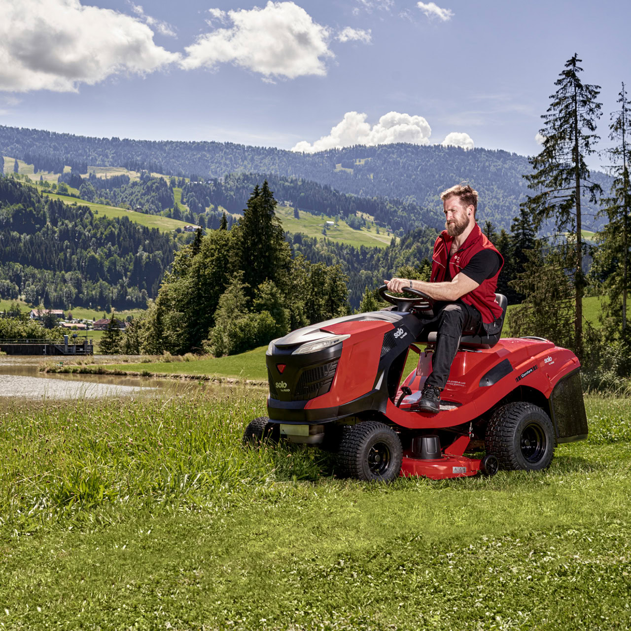 Tractoras tuns gazon, cu cos SOLO by AL-KO T18-103.4 HD-A V2 T Comfort PRO 4 Tractoras tuns gazon, cu cos SOLO by AL-KO T18-103.4 HD-A V2 T Comfort PRO - Image 4