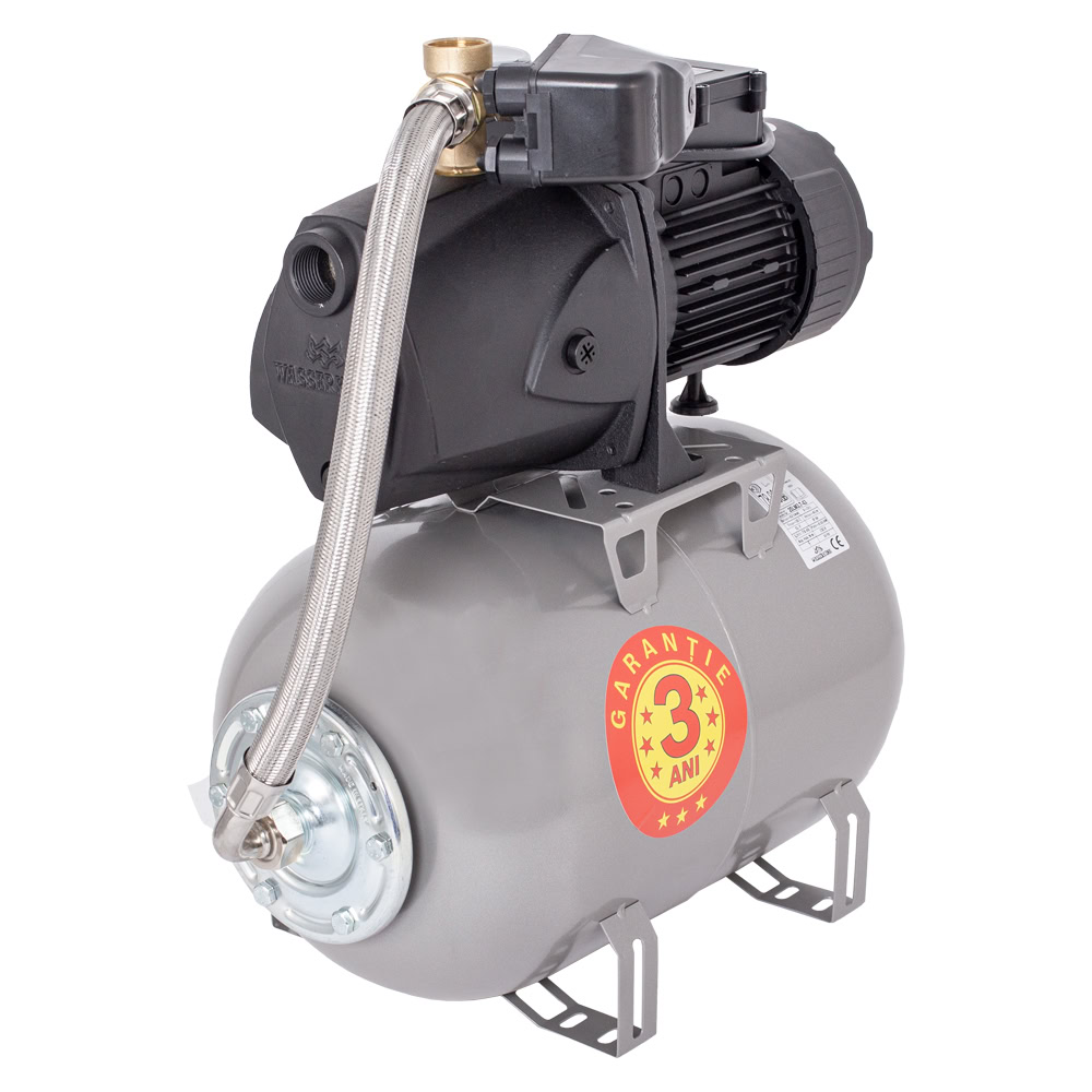 Hidrofor cu pompa autoamorsanta Wasserkonig 25LM3.7-43, fonta, putere 850 W, debit 3720 l/h, inaltime refulare 43 m, vas de expansiune 24 l 3 Hidrofor cu pompa autoamorsanta Wasserkonig 25LM3.7-43, fonta, putere 850 W, debit 3720 l/h, inaltime refulare 43 m, vas de expansiune 24 l - Image 3
