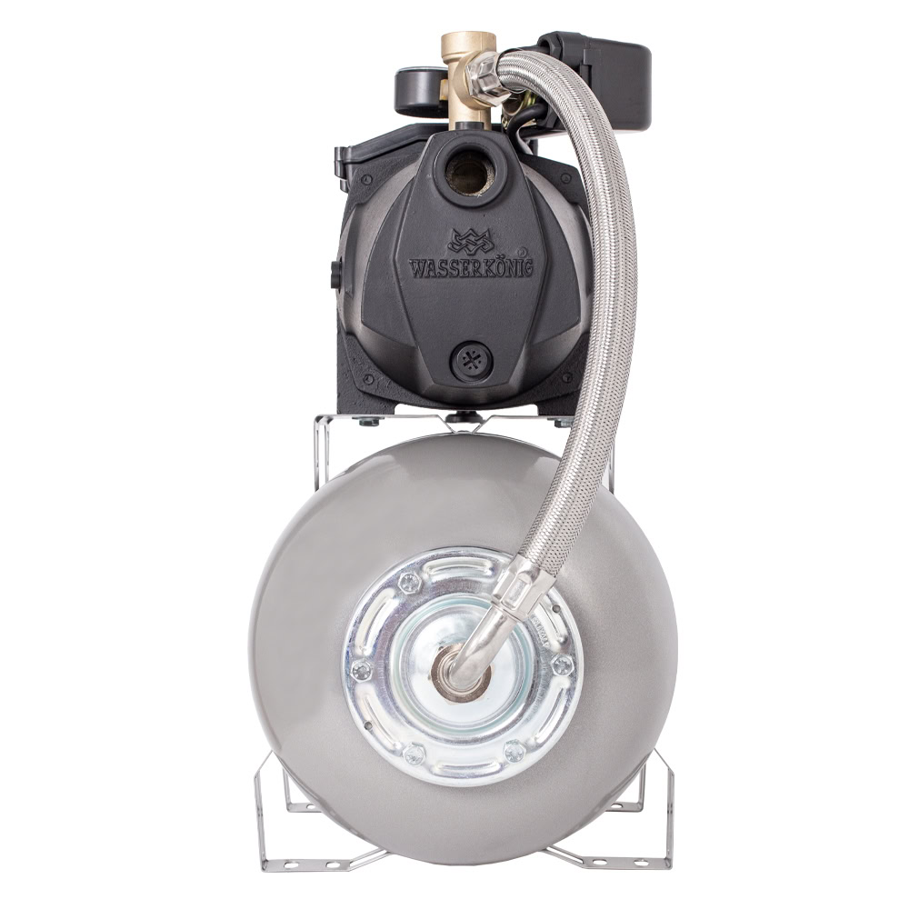 Hidrofor cu pompa autoamorsanta Wasserkonig 25LM3.7-43, fonta, putere 850 W, debit 3720 l/h, inaltime refulare 43 m, vas de expansiune 24 l 5 Hidrofor cu pompa autoamorsanta Wasserkonig 25LM3.7-43, fonta, putere 850 W, debit 3720 l/h, inaltime refulare 43 m, vas de expansiune 24 l - Image 5