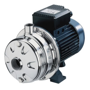 Pompa centrifugala multietajata din inox Ebara 2CDXM70/12, putere 0.9 kW, debit maxim 4800 l/h, inaltime refulare maxima 45 m, monofazata