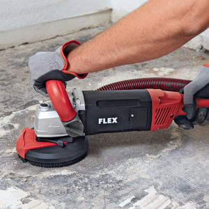 Masina de slefuit cu disc diamantat Flex LD 18-7 125 R Kit Turbo-Jet, 1800 W, 125 mm, 7000 rpm | Travandi.ro