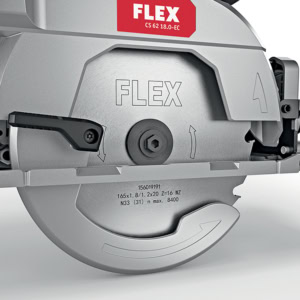 Fierastrau circular Flex CS 62 18.0-EC, compatibil cu acumulator Li-Ion 18 V, diametru panza 165 mm | Travandi.ro