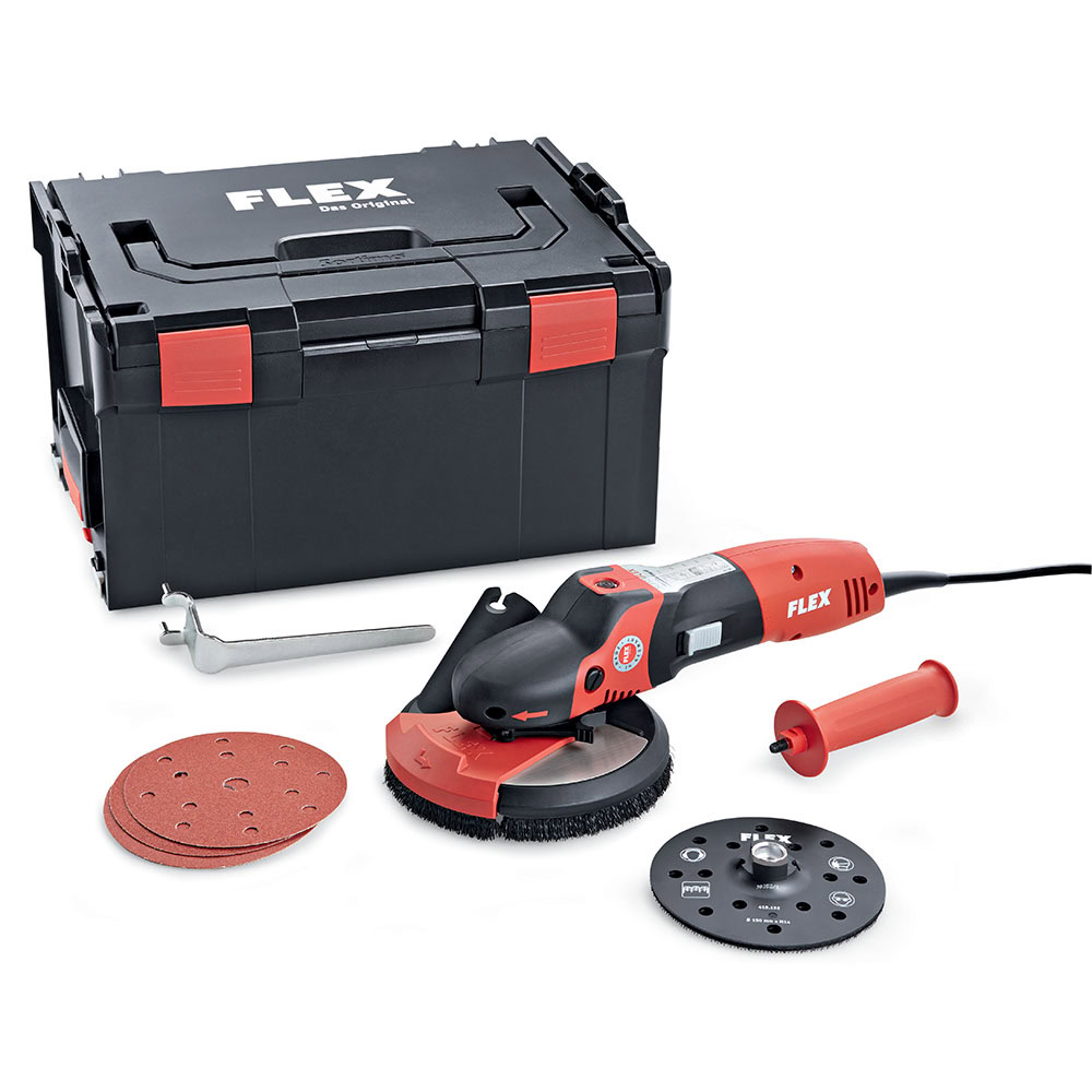 Masina de slefuit cu disc Flex SE 14-2 150 Set, 1400 W, 150 mm, 600-2100 rpm 2 Masina de slefuit cu disc Flex SE 14-2 150 Set, 1400 W, 150 mm, 600-2100 rpm - Image 2