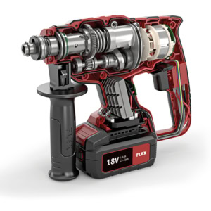 Ciocan rotopercutor Flex CHE 18.0-EC SDS Plus | Travandi.ro