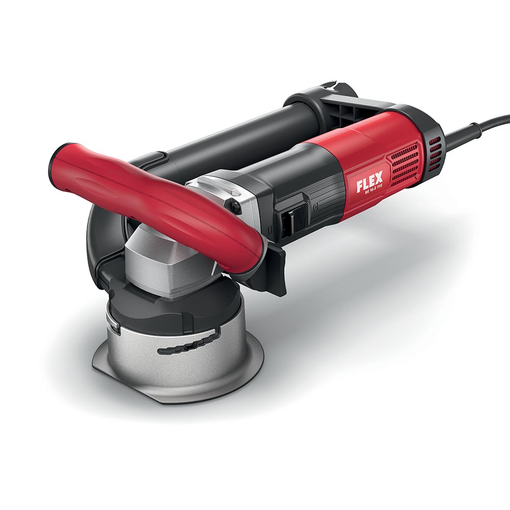 Masina de slefuit pereti RetecFLEX FLEX RE 16-5 115, kit buciardare cu varfuri plate, 115 mm, 1600 W 4 Masina de slefuit pereti RetecFLEX FLEX RE 16-5 115, kit buciardare cu varfuri plate, 115 mm, 1600 W - Image 4