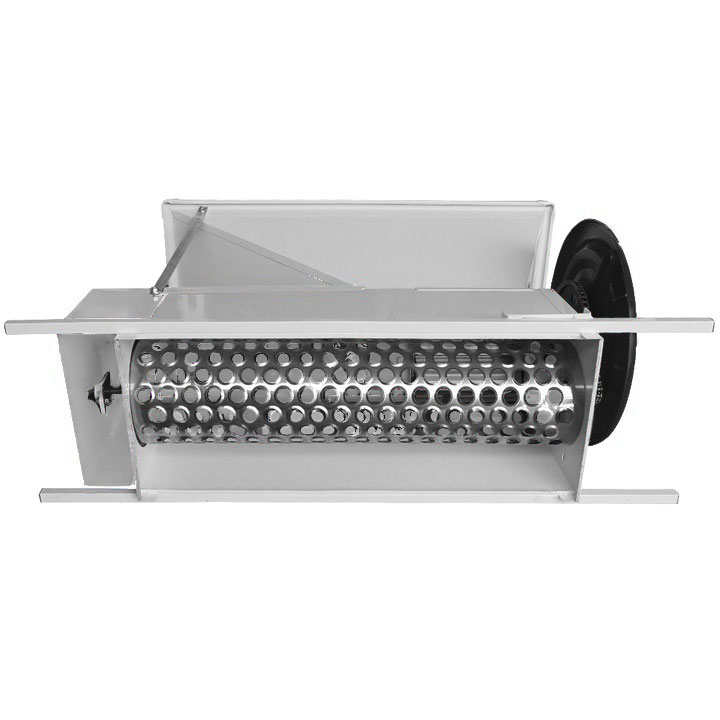 Desciorchinator manuala, cuva 850x500 vopsita, valturi 220mm B-vitis Pro alb 3 Desciorchinator manuala, cuva 850x500 vopsita, valturi 220mm B-vitis Pro alb - Image 3