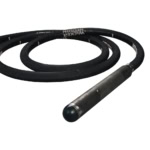 Vibrator de beton compatibil cu convertizor Wacker Neuson IREN 58/042/5 GV, cap vibrant 58 mm cu protectie de cauciuc, lungime furtun 5 m, frecventa 200 Hz