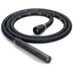 Vibrator de beton compatibil cu convertizor Wacker Neuson IRSEN 58/042 GV, cap vibrant 58 mm cu protectie de cauciuc, lungime furtun 0.8 m, frecventa 200 Hz, maner vibratii scazute