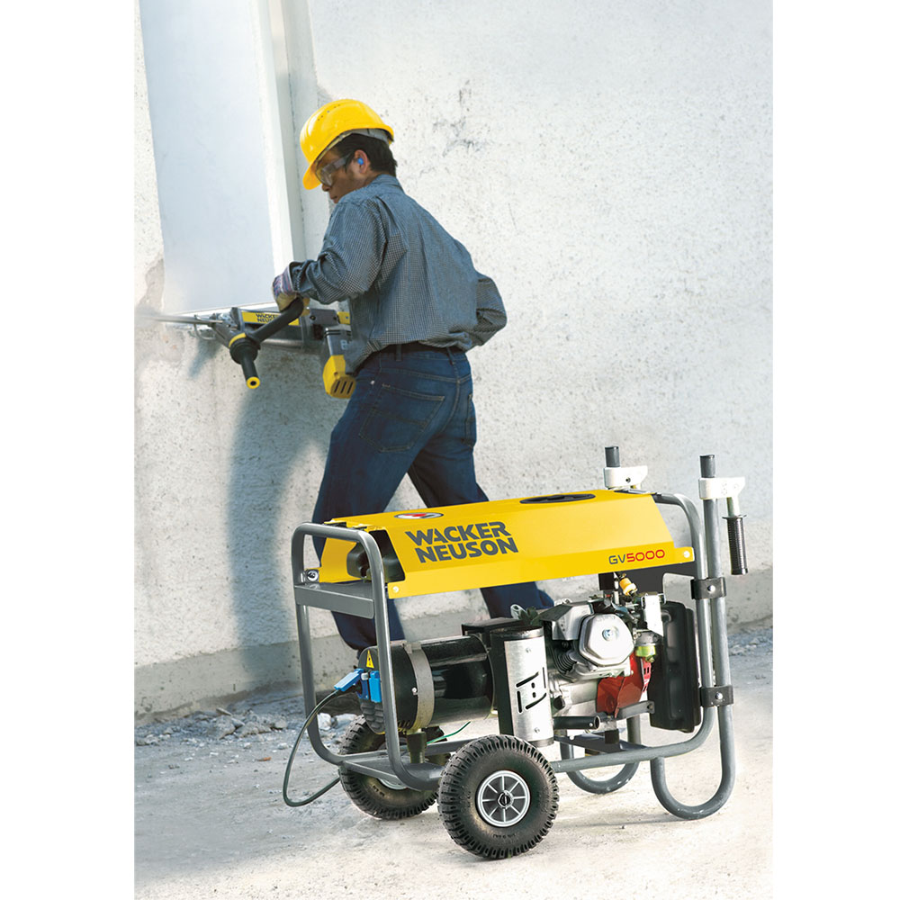 Generator de curent pe benzina Wacker Neuson GV5000A, portabil, monofazat, 4.0 kW 2 Generator de curent pe benzina Wacker Neuson GV5000A, portabil, monofazat, 4.0 kW - Image 2