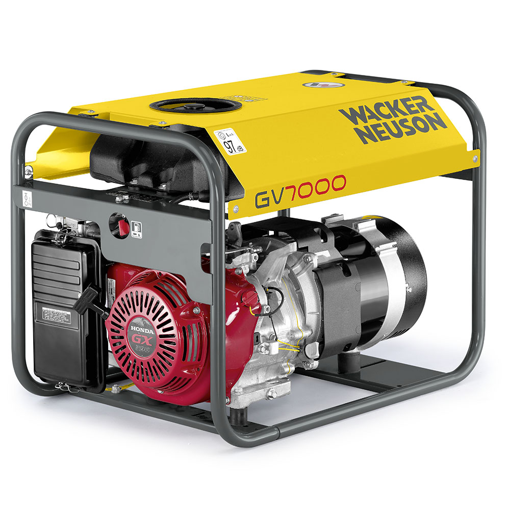 Generator de curent pe benzina Wacker Neuson GV7000A, portabil, monofazat, 5.4 kW 3 Generator de curent pe benzina Wacker Neuson GV7000A, portabil, monofazat, 5.4 kW - Image 3
