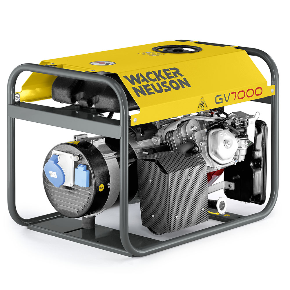 Generator de curent pe benzina Wacker Neuson GV7000A, portabil, monofazat, 5.4 kW 4 Generator de curent pe benzina Wacker Neuson GV7000A, portabil, monofazat, 5.4 kW - Image 4