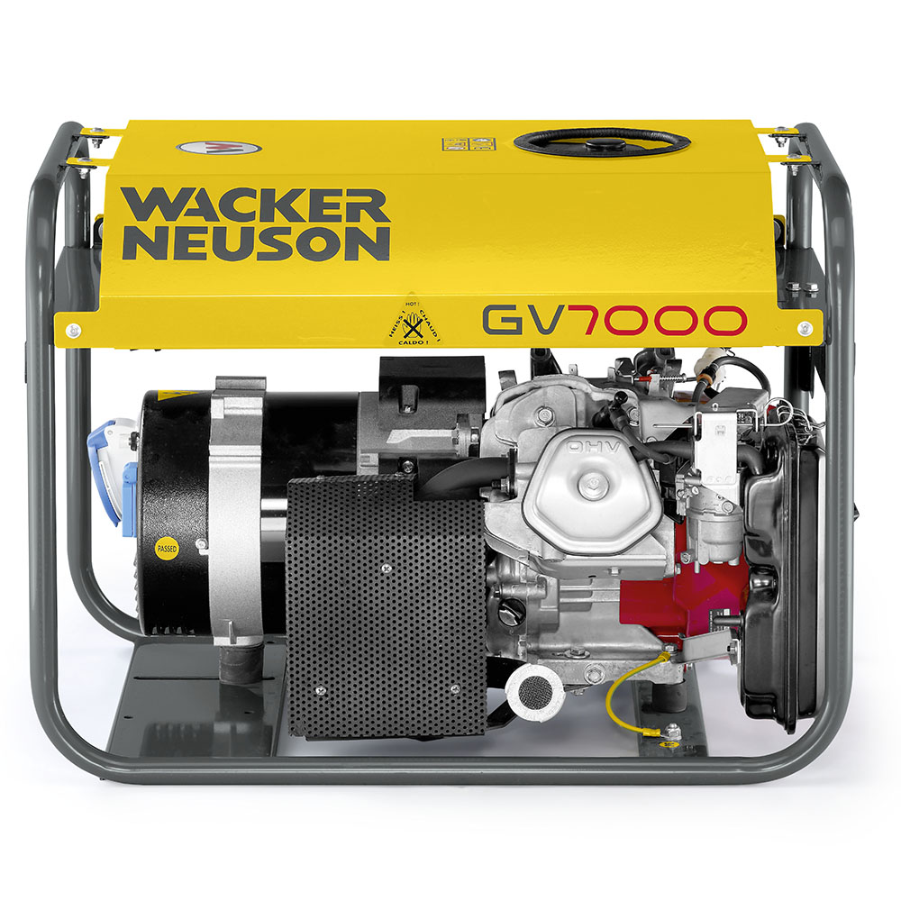 Generator de curent pe benzina Wacker Neuson GV7000A, portabil, monofazat, 5.4 kW 1 Generator de curent pe benzina Wacker Neuson GV7000A, portabil, monofazat, 5.4 kW