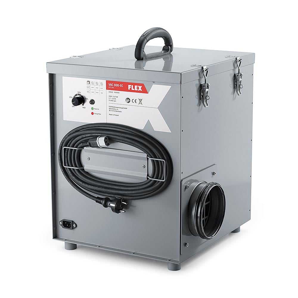 Purificator de aer Flex VAC 800-EC Air Protect 14 Kit, 501328, 170 W, 544 m³/h, 125 mm 18 Purificator de aer Flex VAC 800-EC Air Protect 14 Kit, 501328, 170 W, 544 m³/h, 125 mm - Image 18