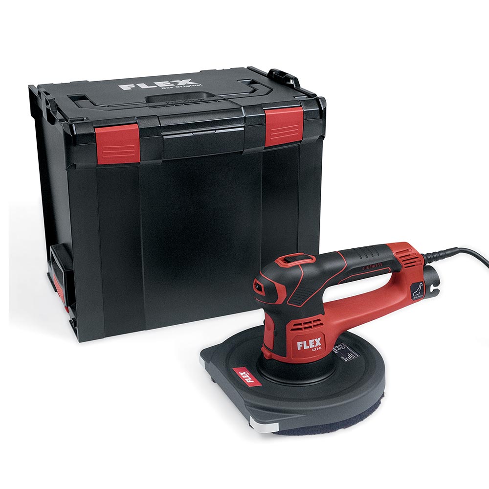 Slefuitor de perete si tavan Flex Handy-Giraffe GCE 6-EC Kit MH-R, 504122, cu cap rotund tesit, interschimbabil, 600 W, valiza L-BOXX 2 Slefuitor de perete si tavan Flex Handy-Giraffe GCE 6-EC Kit MH-R, 504122, cu cap rotund tesit, interschimbabil, 600 W, valiza L-BOXX - Image 2