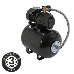 Hidrofor Wasserkonig 50LM4.3-48, pompa fonta autoamorsanta, putere 950 W, debit maxim 4320 l/h, inaltime refulare 48 m, vas de expansiune 50l