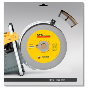 Disc diamantat pentru beton Wacker Neuson BTS BETON 300, 300x20x8 mm | Travandi.ro