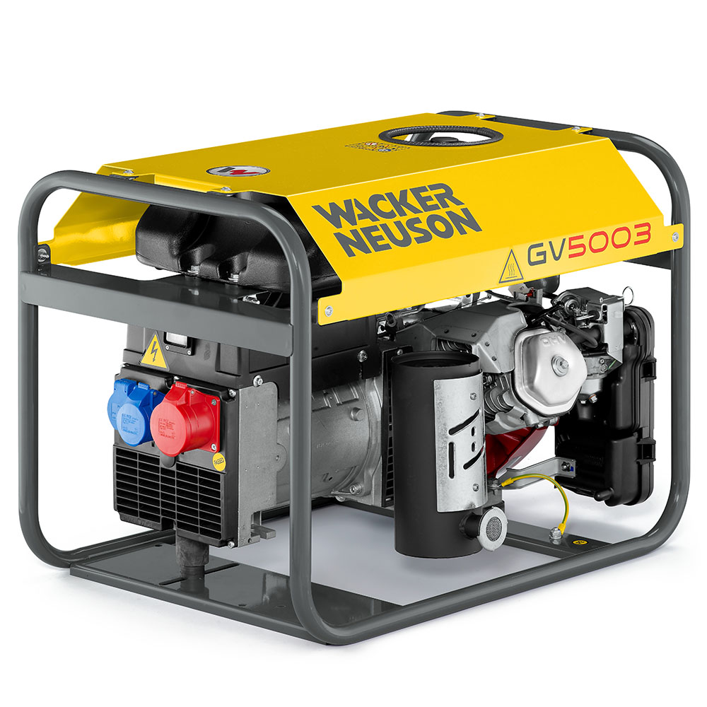 Generator de curent pe benzina Wacker Neuson GV5003A, portabil, trifazat, 4.3 kW 5 Generator de curent pe benzina Wacker Neuson GV5003A, portabil, trifazat, 4.3 kW - Image 5