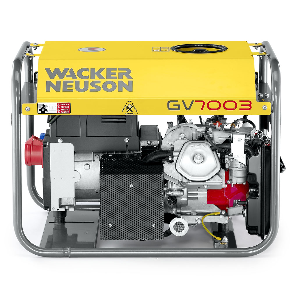Generator de curent pe benzina Wacker Neuson GV7003A, portabil, trifazat, 6.0 kW 2 Generator de curent pe benzina Wacker Neuson GV7003A, portabil, trifazat, 6.0 kW - Image 2