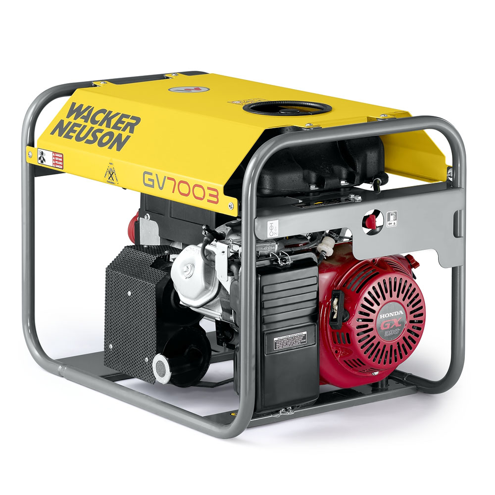 Generator de curent pe benzina Wacker Neuson GV7003A, portabil, trifazat, 6.0 kW 3 Generator de curent pe benzina Wacker Neuson GV7003A, portabil, trifazat, 6.0 kW - Image 3